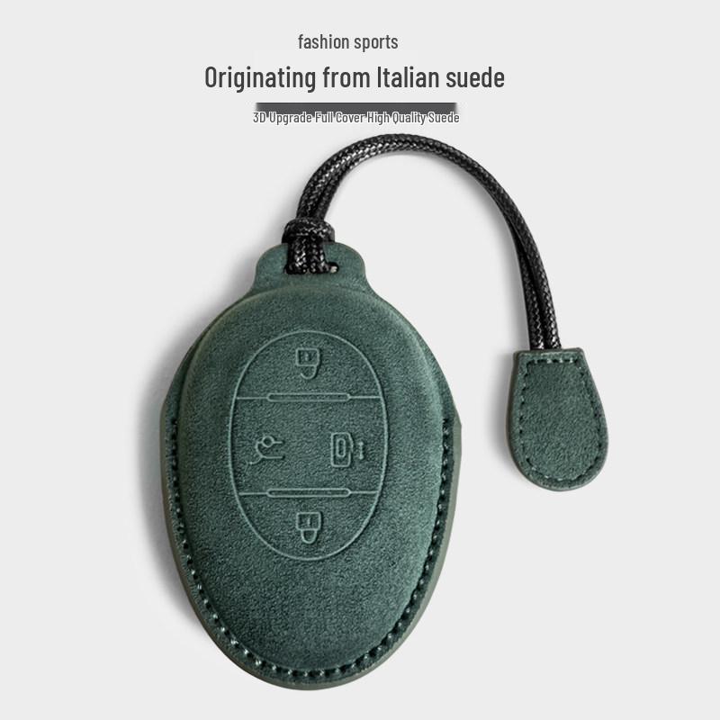 BAIC Jihu Koala S Key Cover - Minimalist Suede Case, Family & Parent-Child Design