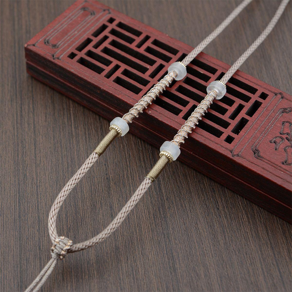 Premium Handwoven Qiankun Pendant Cord: Artisanal Knot Necklace Rope