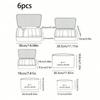 6pcs Large Capacity Portable Travel Luggage Packing Cube, Suitcase, Clothing Storage Bag, Folding Organizer Bag, Shoe Bag, Underwear Bag