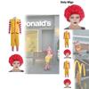 McDonald's Onkel Cosplay Kostüm Mit Jugendlichem Streetwear-Stil Für Rollenspiele Und Events
