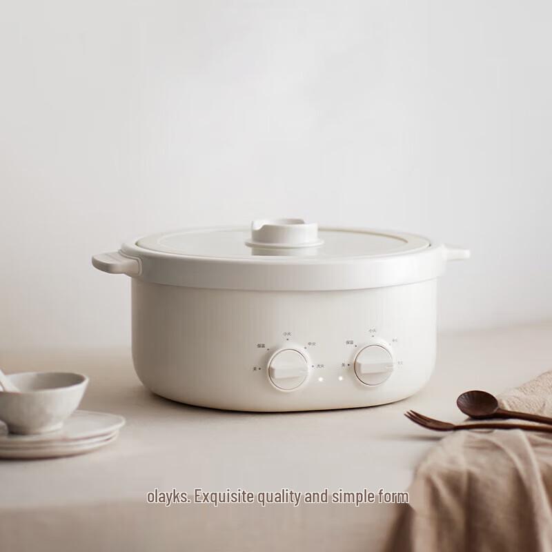 Ouleike 6L Multi-Function Divided Electric Hot Pot CN plug (adapter included)