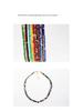 Greek Niche Lapis Lazuli & Tiger Eye Beaded Necklace with Natural Stones - Vacation Style for Women