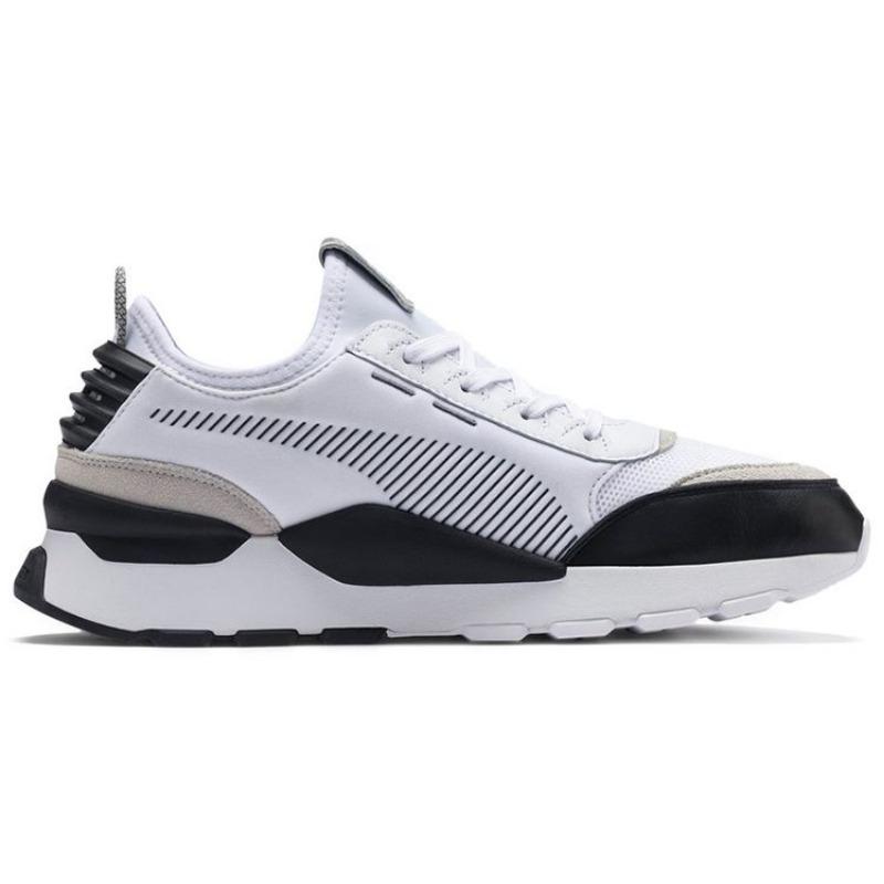 Puma RS-0 Core Sneaker Lifestyle Unisex Basse in Tessuto Bianco Nero 369601-08