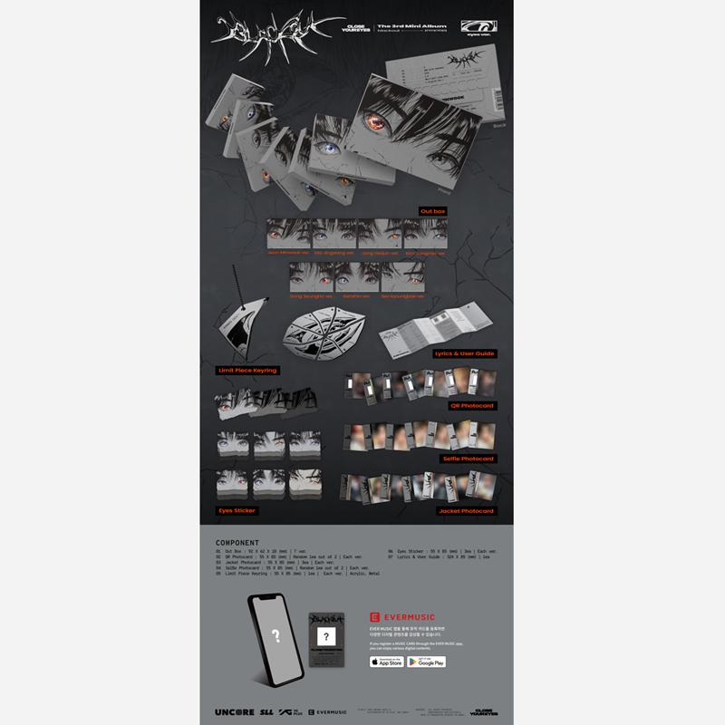 [Vorbestellung] CLOSE YOUR EYES Das 3. Mini-Album [blackout](Augen ver.)