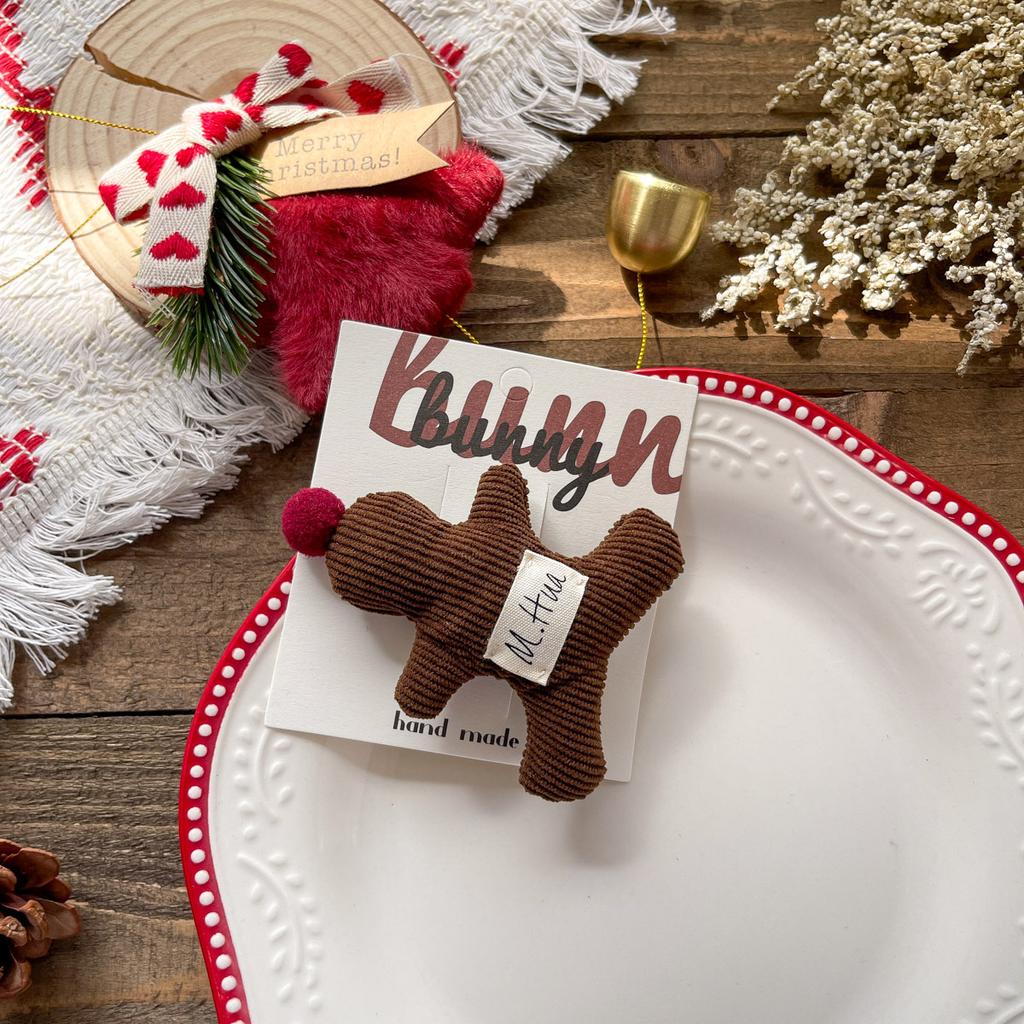 Christmas Cartoon Hair Clip Gingerbread Man Xmas Tree Children Hair Clip Korean Sweet Cute Little Girls Hair Style Accessories