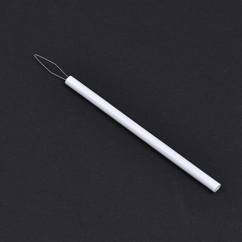 1/2 Stück Verlängertes Nadeleinfädler-Set für Nähmaschine, Handnähen, Stickerei, Perlenwerkzeug, DIY-Bastelzubehör (Gemischte Farbe)