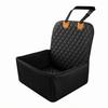 Raised Pet Seat with Bolster Sides | Adjustable Headrest Straps,