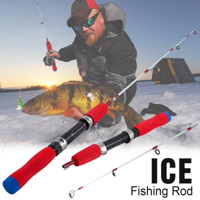 Ice Fishing Rod 2 Sections High Tenacity Lightweight Ice Fishing Rod Ice Fishing Tackle for Outdoors
