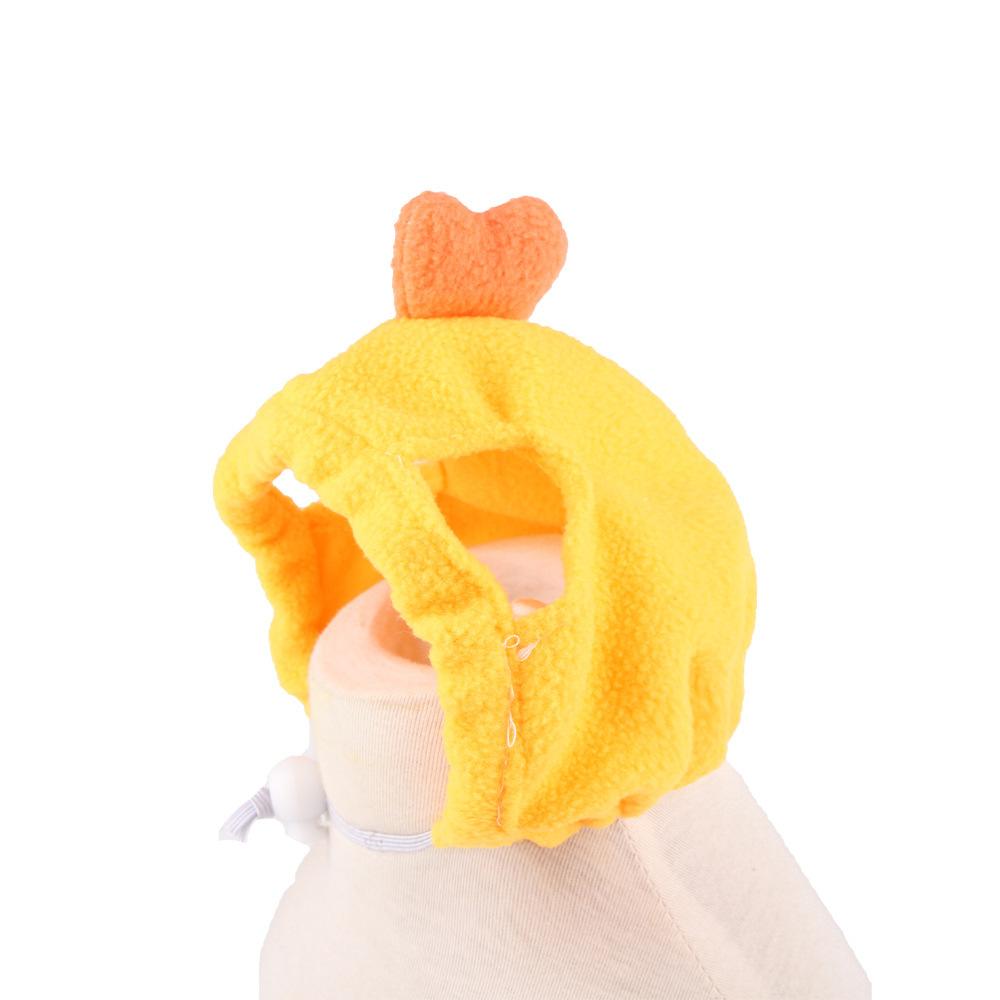 Pet cat leaking ear hat chick modeling hat pet transformation outfit funny hat pet hat
