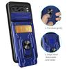 For Google Pixel 9 Pro XL Case PC+TPU Kickstand Phone Back Cover with Camera Slider
