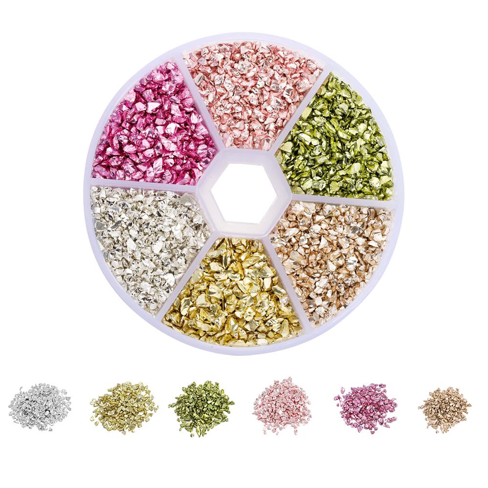 1Box Broken Glass Stones Resin Fillings For Epoxy Resin Mold Crafts Nail Art Decorations Handmade Jewelry Making Mold Fillings