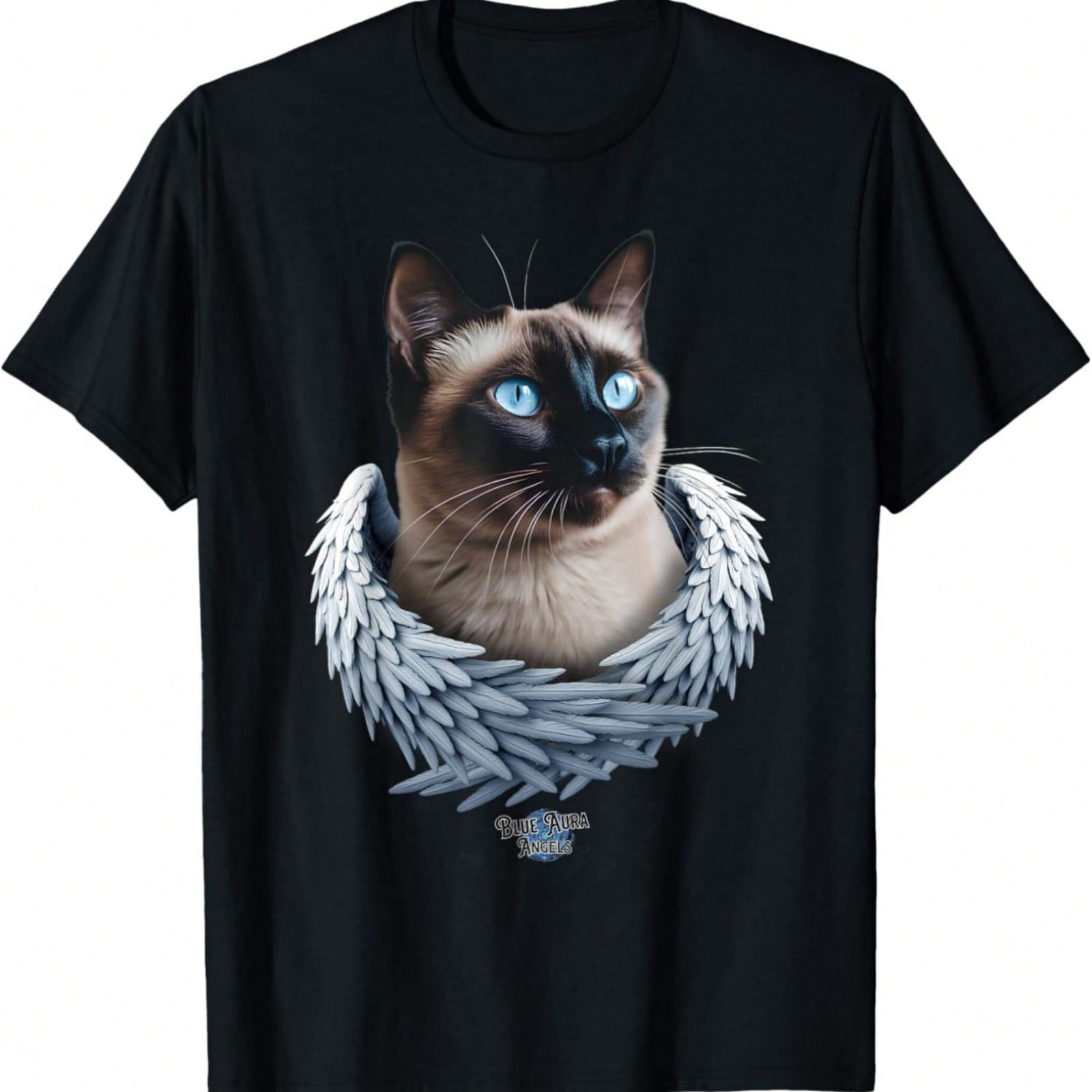 Siamese Cat Happy Halloween T-Shirt S разноцветный