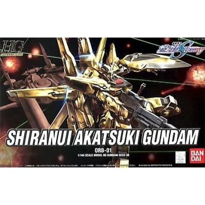 BANDAI SPIRITS HG Mobile Suit Gundam SEED DESTINY Shiranui Akatsuki Gundam Scale Plastic Model 1/144 Pre-Colored