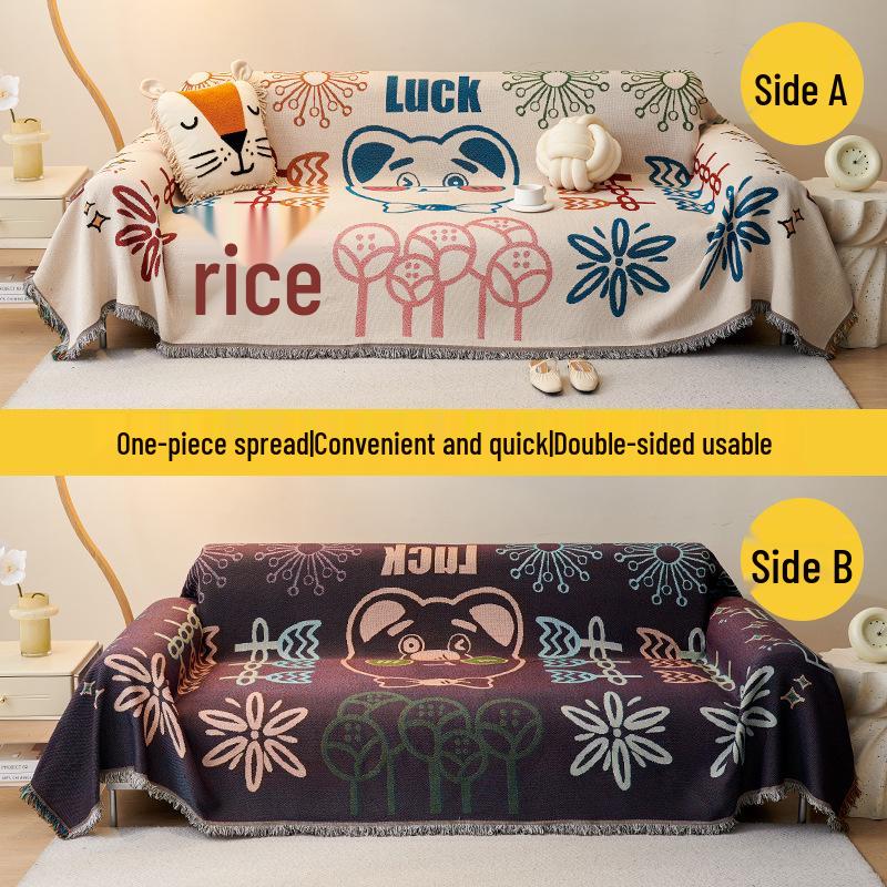 Luxury Anti-Slip Nordic Sofa Cover - Four Seasons Cat Claw Resistant