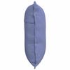 Back Cushion Denim Blue 60 x 19 x 50 cm Fabric