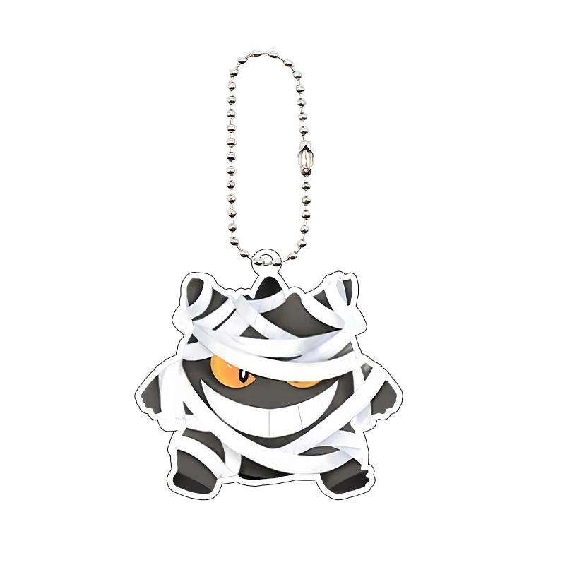 Anime Cartoon Gengar Halloween Day Acrylic Keychain Kawaii Pocket Figure All Saints' Day Creative Pendant Decoration Gifts Toys