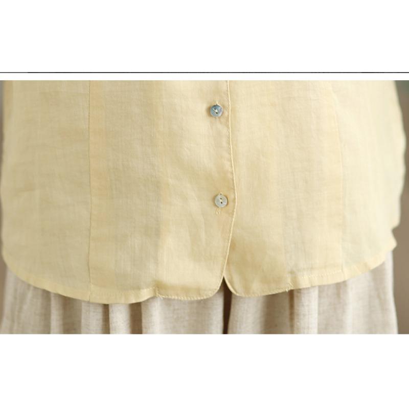 DIMANAF 2026 Plus Size Summer Women Blouse Shirts Tunic Oversize Loose Casual Cotton Lady Tops Tees Embroidery Floral Solid
