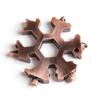 18 In 1 Snowflake Snow Wrench Tool Spanner Hex Wrench Multifunction Camping Outdoor Survive Tools Bottle Opener Screwdriver