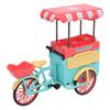 1:10 Scale Food Tricycle Playset Colorful Detailed Educational Cute Food Trike Playset for Girls