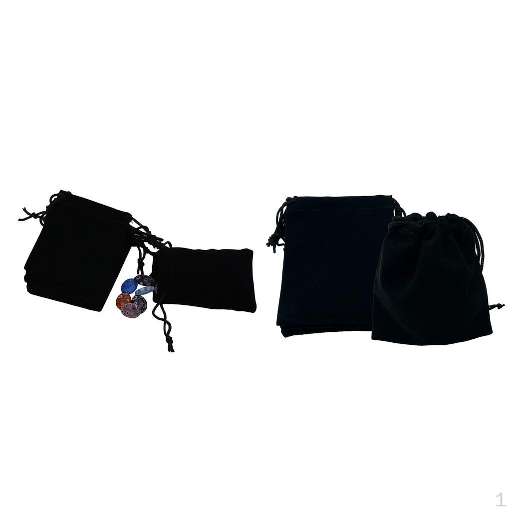 

100pcs Velvet Jewelry Drawstring Pouch Wedding Party Favor Packing