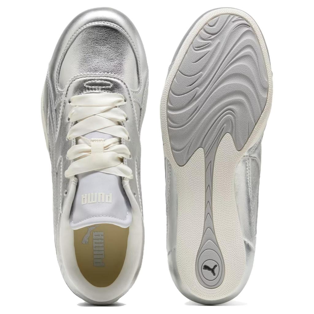 Women's Sneakers PUMA Bella Mina Casual Shoes Women's Low-top Silver