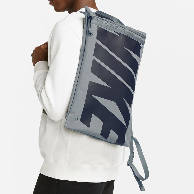 Nike Utility Series Logo Print Training Fabric Gym Backpack Unisex Backpack Light-Army-Green CZ1382-320