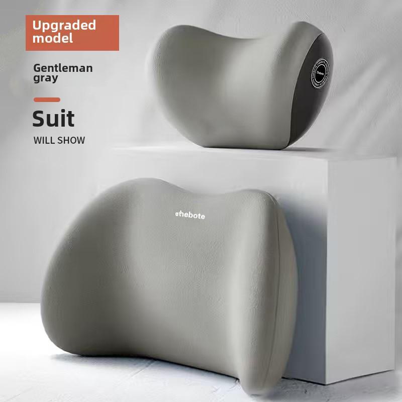 Memory Foam Car Headrest Pillow for Neck and Waist Support