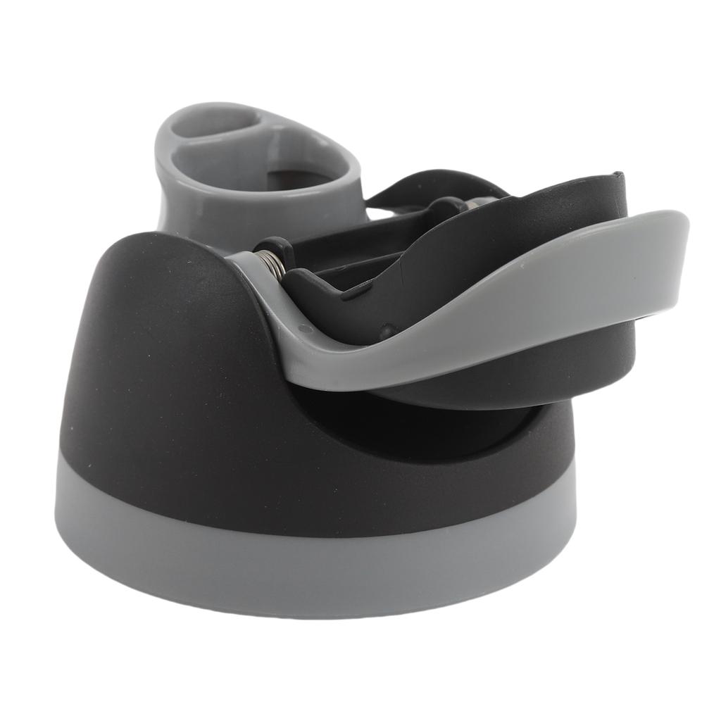 One Button Water Bottle Top Replacement Cap Plastic Leakproof Lid One Click Accessories Black