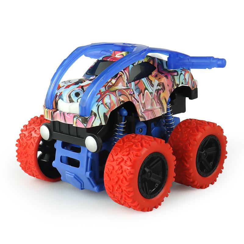 Children's Four-Wheel Drive Off-Road Stunt Car - Durable Inertial Toy Model