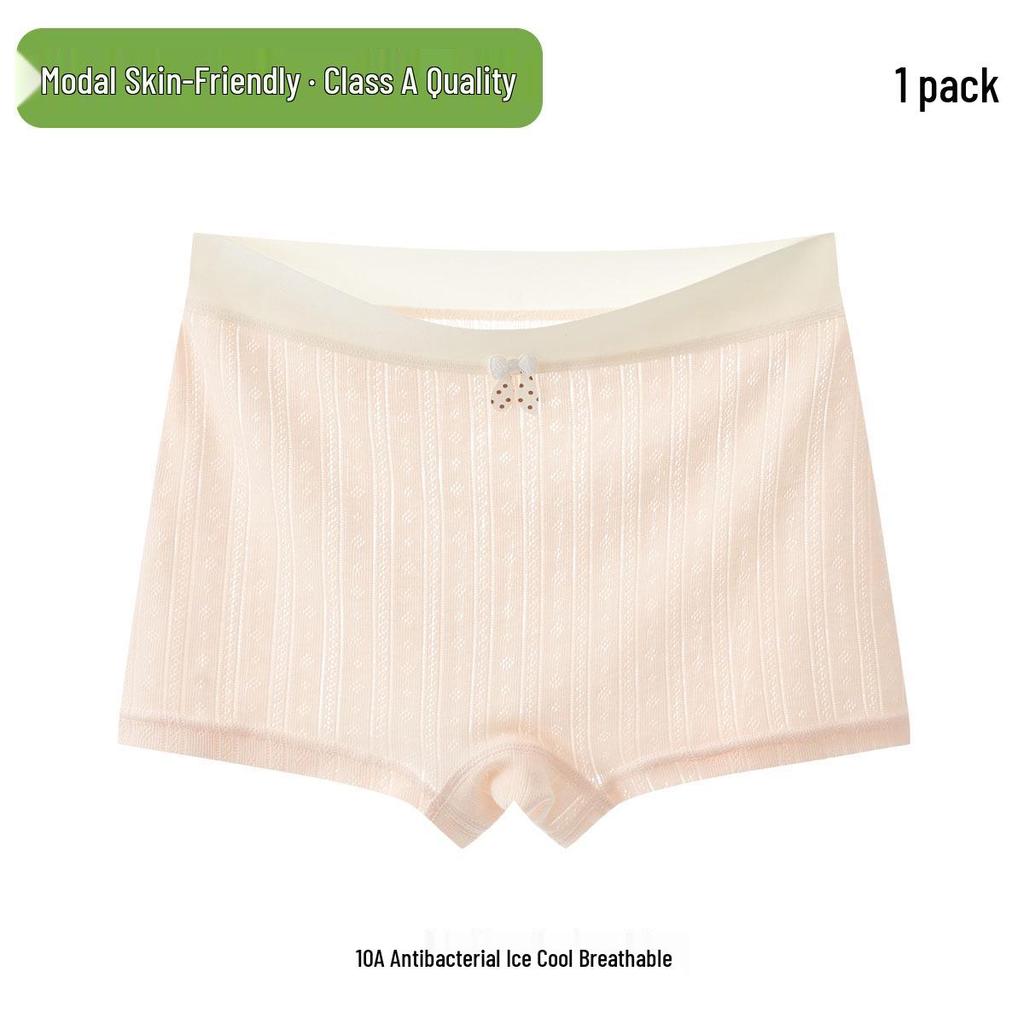 Girls' Ice Silk Modal Boxer Briefs for Ages 10-15