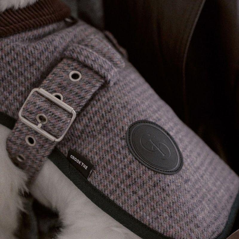 CROOKTHECHIHUAHUA Veste Classique Signature Laine 100 (2 couleurs)