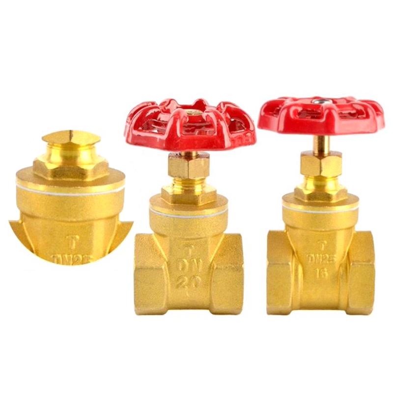 Versatile Brass Gate Valve with Female Thread 1/2" 3/4" 1" for Enhanced Plumbing Operations