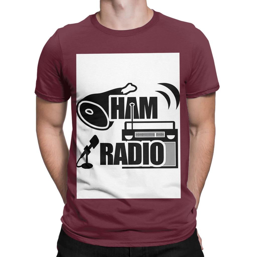 Delicious Ham And The Radio Ham Radio Graphic 100 Cotton Tshirt Ham Radio Tees Tops For Unisex