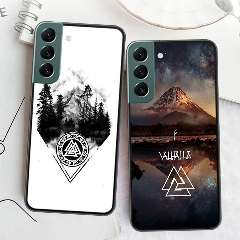 Nordic Norse Phone Case For Samsung Galaxy S22 S25 Ultra S21 S10 Plus S26 Edge S20 S23 S24 FE Cover Silicone Soft TPU Clear