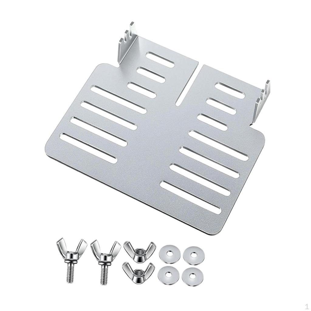 Heat Powered Stoves Fan Mounted Bracket Accessory with Bolts Nuts Fixing Stainless Steel
