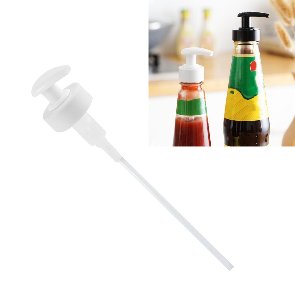Gallon Pump Dispenser Condiment Bottle Pump Dispenser Plastic Kitchen Supplies for Household