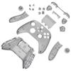 eXtremeRate Full Shell Button Set for Xbox Series X S Clear Replacement Side Rail Grip Front Backplate Cover for Xbox Core Wireless Controller Not &