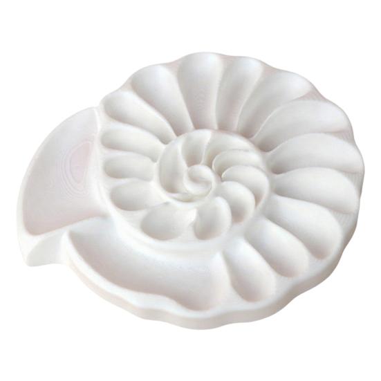 

Многофункциональная палитра для красок Поднос для украшений Дизайн в стиле Наутилус Универсальное использование Поднос для демонстрации ювелирных изделий Элегантный домашний декор B