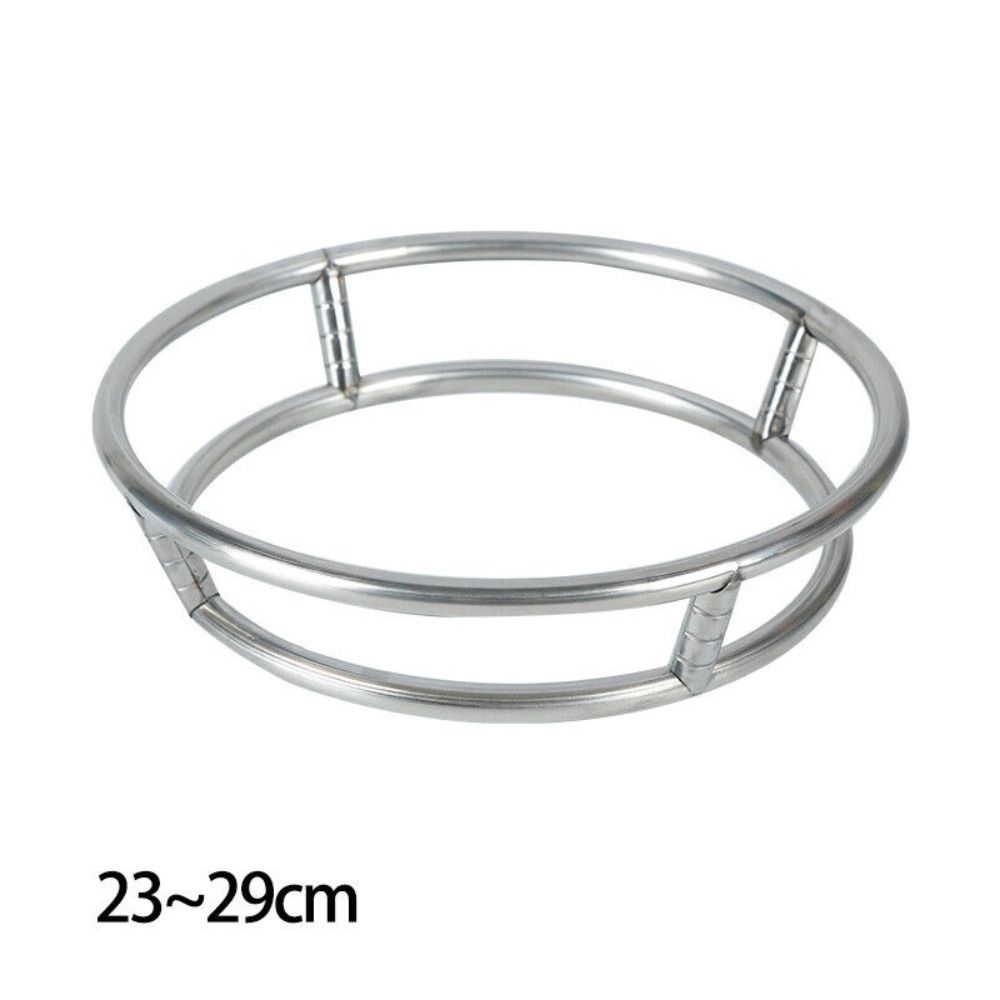 1Pcs Kitchen Supplies Wok Rack Round Bottom Cookware Ring Durable Pot Mat
