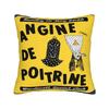 Angine De Poitrine Square Pillow Covers Polyester Car Sherpa Mantra Cushion Cover Cute Decor Throw Pillow Case