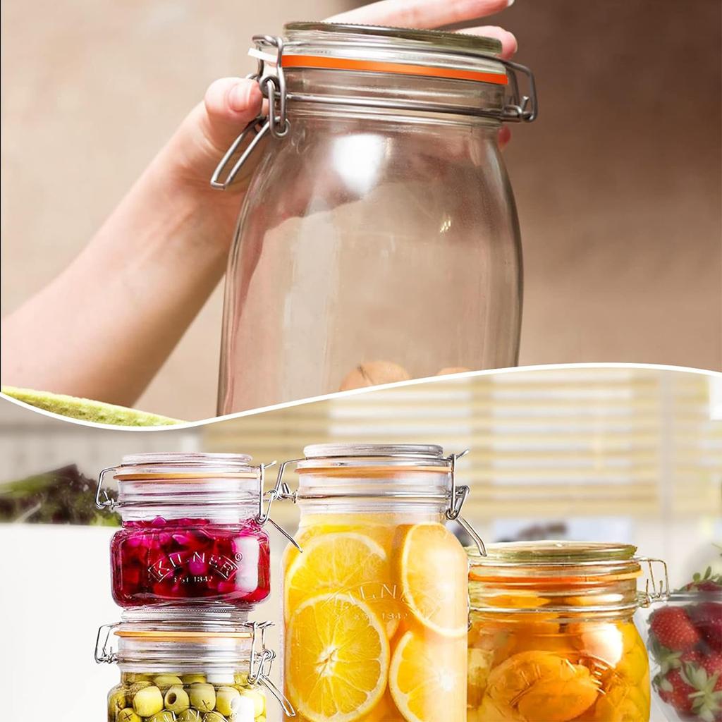 20 stycken Silikonburktätningar Ersättningsgummitätningar för Mason Glasburk Silikontätningar Lufttäta Silikon