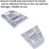 10PCS/Set Steering Wheel Button Trim,Aluminium Alloy Steering Wheel Control Switch Button Sticker Silver Replacement for Land Discovery Sport
