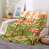1pc Flower Fantasy Lightweight Flannel Blanket, Comfortable and Warm Blanket, for Office and Camping Sofa Bed, Livingroom166