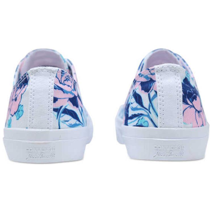 Converse Jack Purcell Comfortable Low-Top Canvas Sneakers Women Sneakers White Blue 560830C