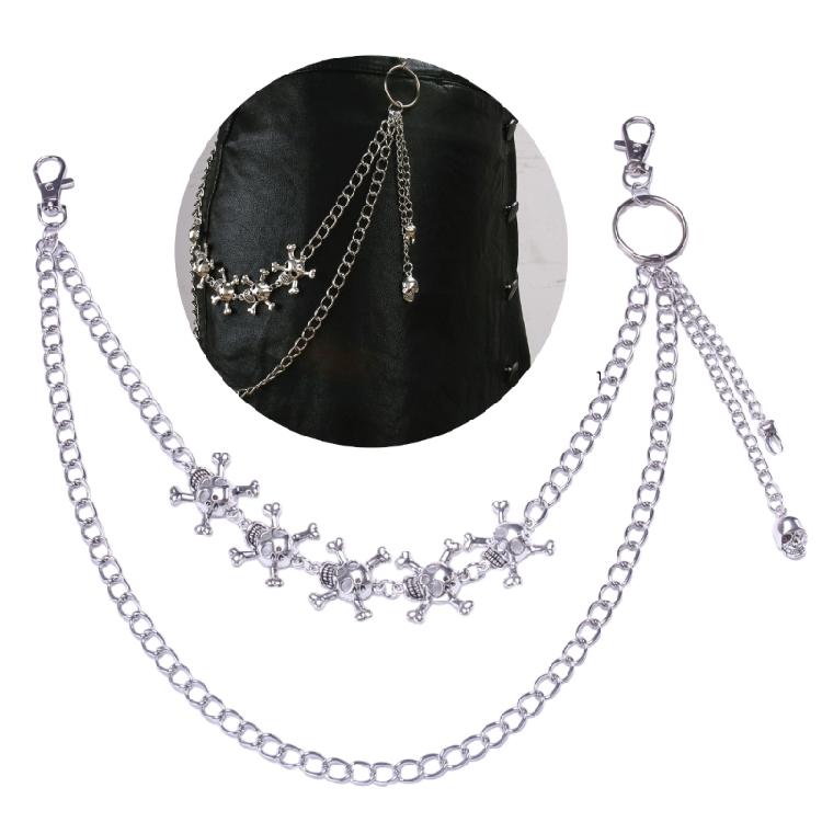 Hiphop Pants Chain Punk Trousers Chain Biker Heavy Thick Wallet Chain for Girls