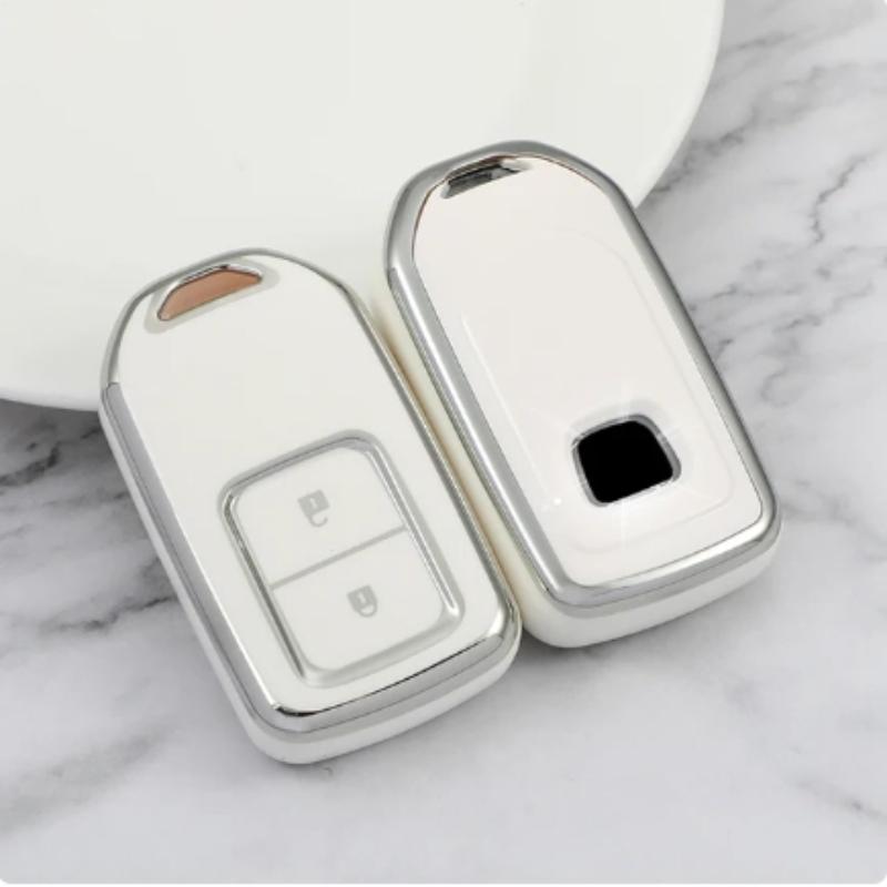 

ТПУ Чохол для ключів автомобіля для Honda Civic для Accord Pilot Insight Автомобільний пульт дистанційного ключа Чохол Fob Case Holder Protector Accessories 2 button A-white