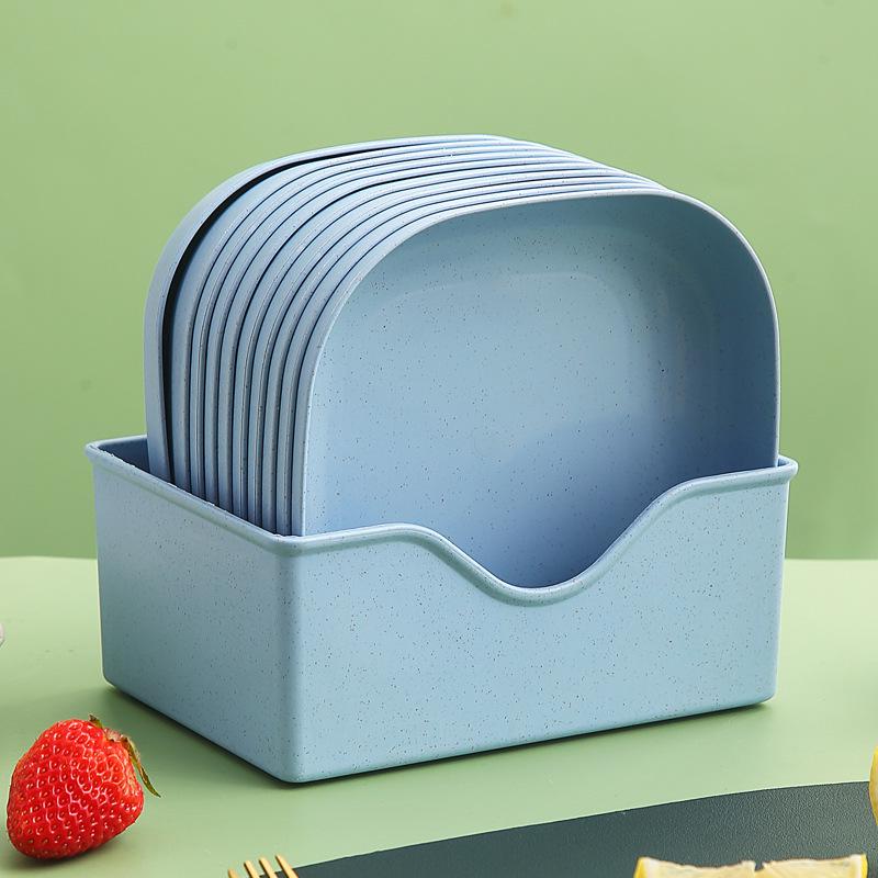 Japanese-Style Creative Plastic Bone Dish with Base