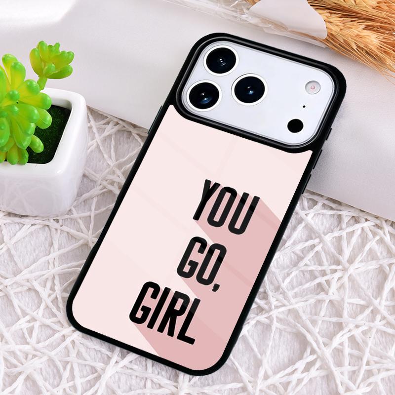 Rosa Workout Motivation Fitness Gym Zitate Stoßfeste Handyhülle für iPhone 17 Air 16e 15 11 12 14 13 Pro Max Hülle Coque