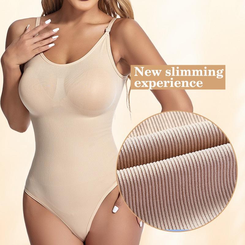 Shapewear Bodysuit Thong Plus Size Butt-Lifting Tummy-Control Women's Corset Strapless Seamless Backless
