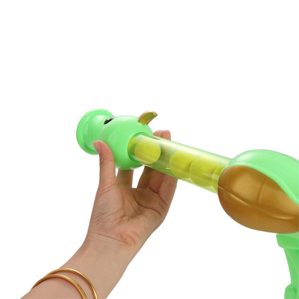 Plastic Interactive Cat Toy Ball Pea Shape Kitten Toys Launcher Pea Aerodynamic Launcher  Cats